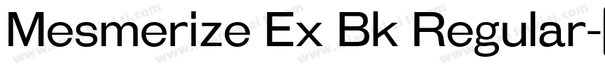 Mesmerize Ex Bk Regular字体转换